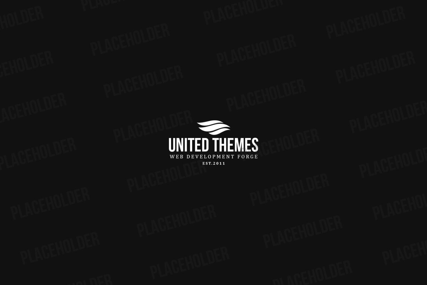 United Themes web development forum logo on black background.