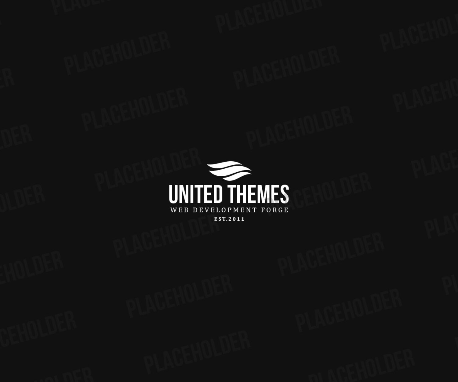 United Themes web development forum logo on black background.